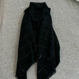 Cozy Blanket Scarf Vest - OS